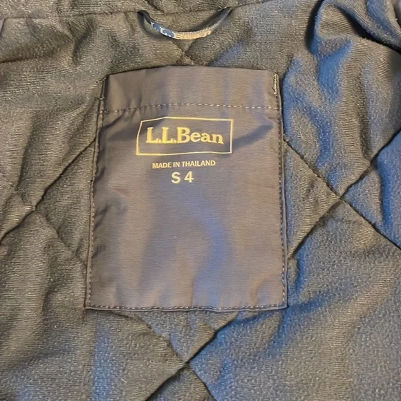 Little Kids LL Bean Hooded Fleece Lined Ski Jacket, size 4 - Picture 5 of 9